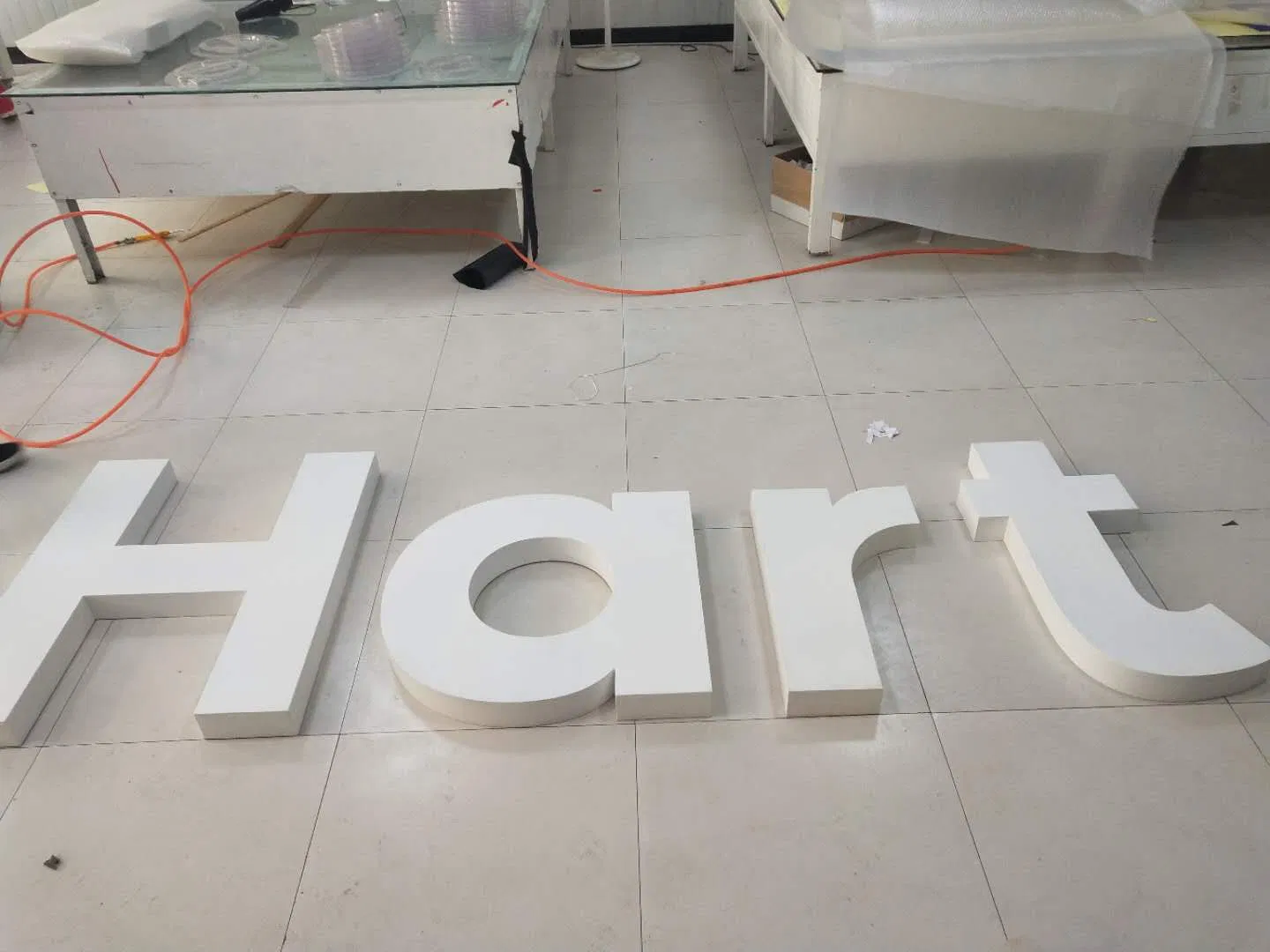 Wall Mounted 3D LED Lighting Letter Sign