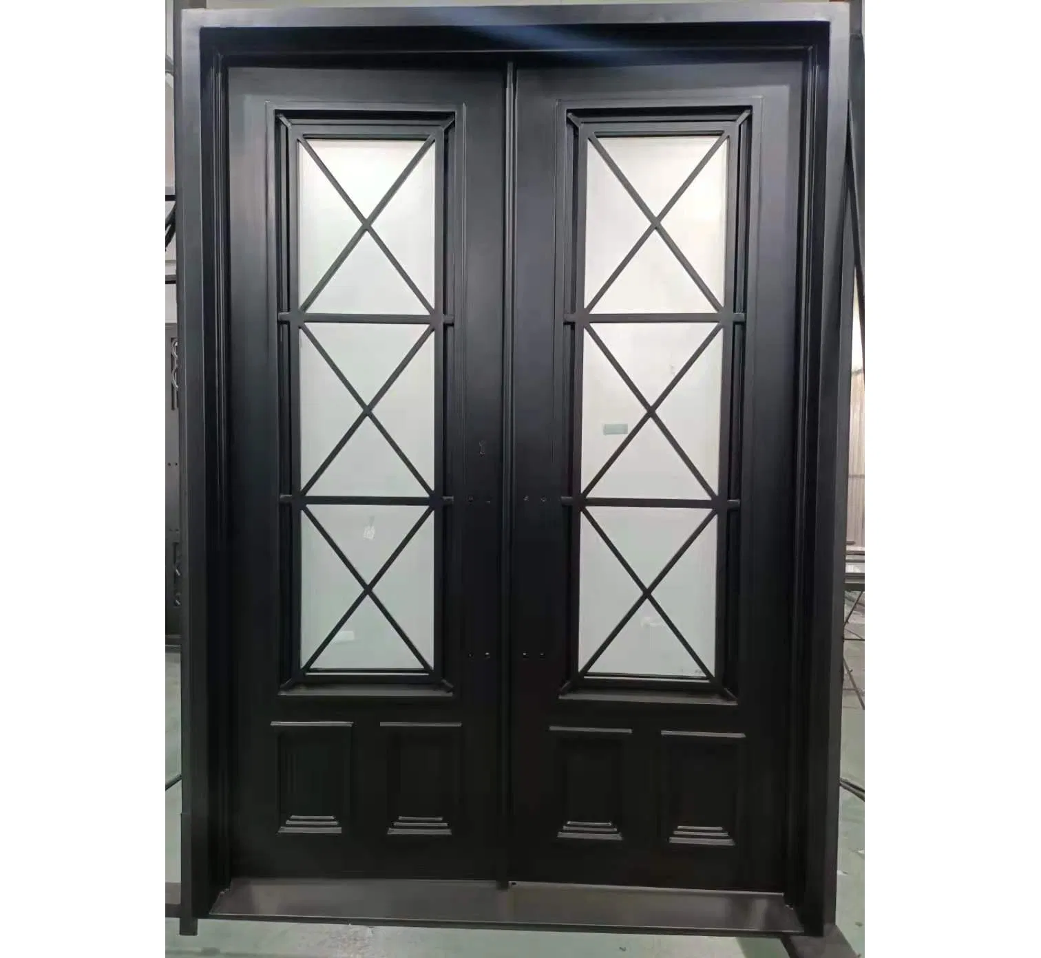 Zzyk-07 Steel Frame Glass Hinge Door Pivot