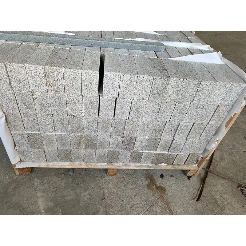 Flamed G682 Sunset Gold/Rusty Yellow/Misty Beige Granite Cobbles for Outdoor Landscaping Price