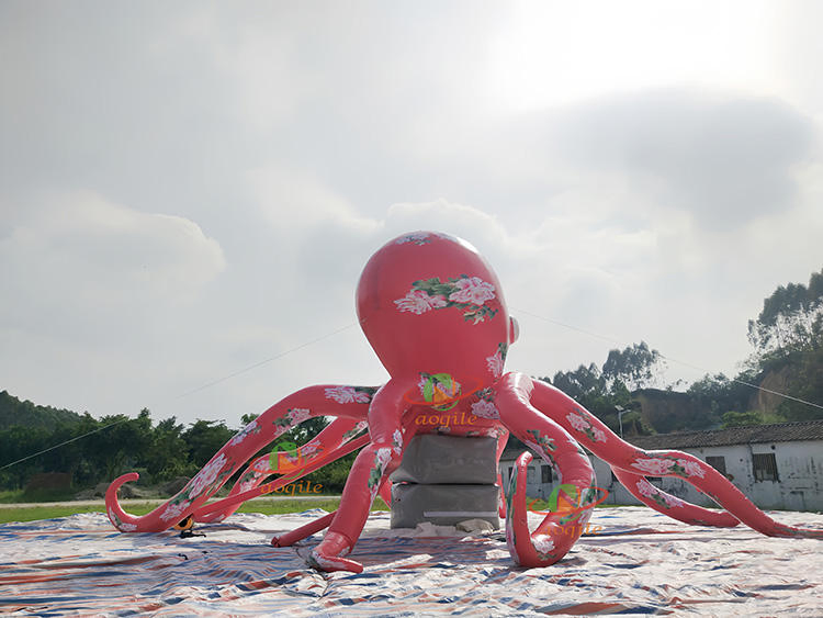 Inflatable Architectural Art Hanging Octopus Decoration Inflatable Octopus Model Halloween Decoration
