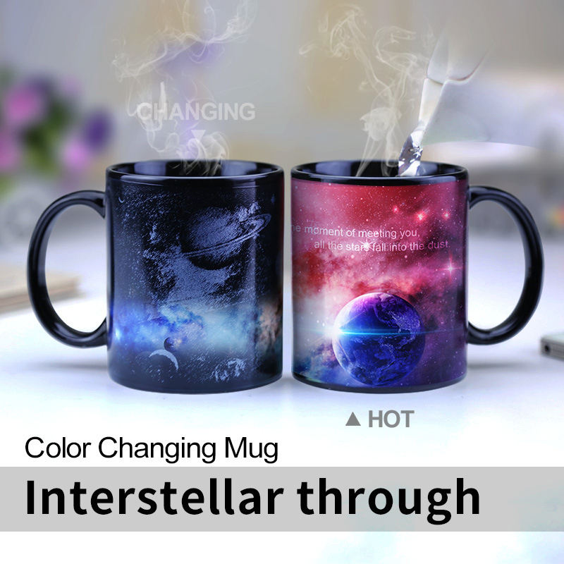 Wholesale Price OEM Manufacturer Magic Heat Sensitive Ceramic Mug for Astrology Lovers