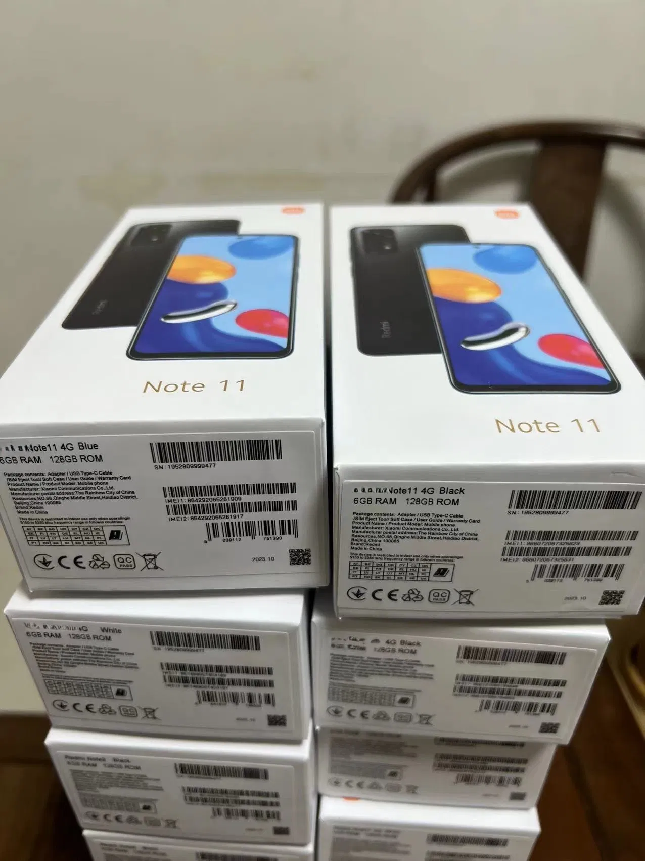 Mobile Phone Second-Hand Phone Global Version for Note 11 5g Smartphone 120W Charge Dimensity 920 120Hz Amoled Version Android