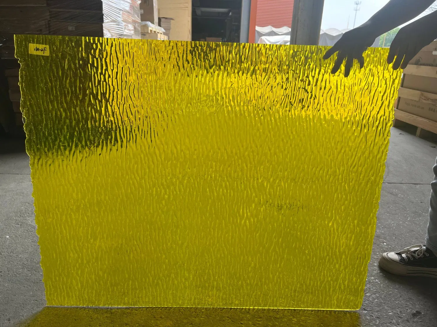 2mm 3mm Green Tinted Colored Stained Glass 782X960mm