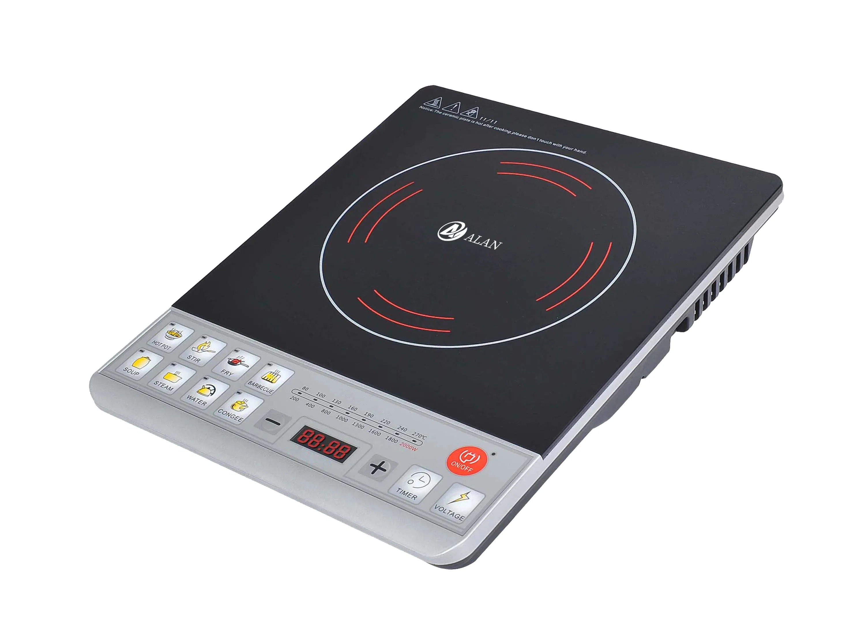 Hot Sell Ceramic Plate Low Price EMC Induction Cooker 1400W Traditional Universal Induction Hob