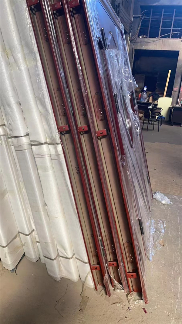 Security Glass Metal Door Oval Glass