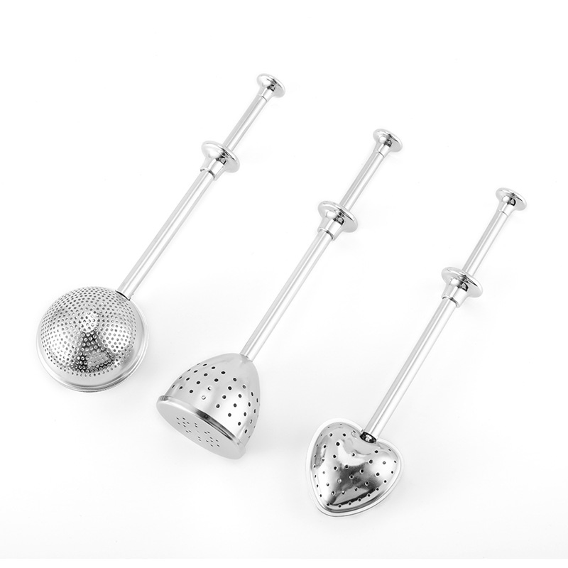 Silver Heart Shaped Stainless Steel Tea Infuser Tea Strainer Ball Infuser Steeper