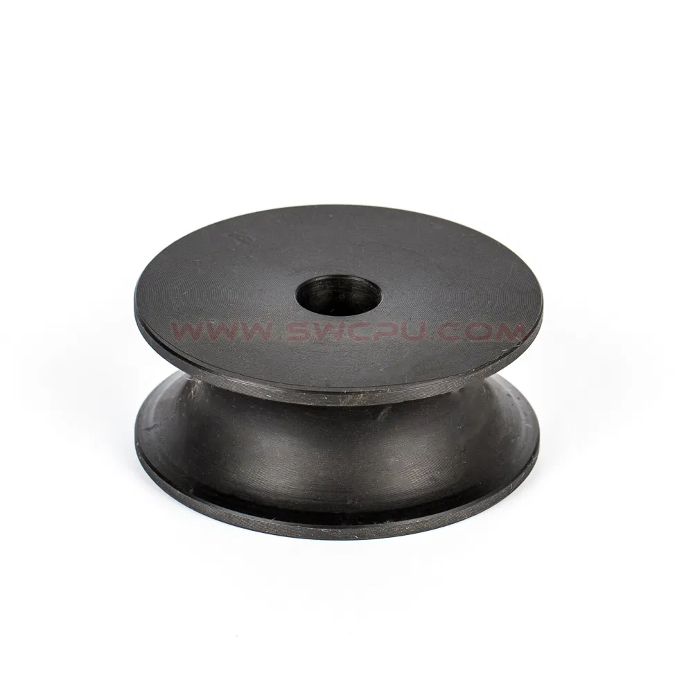 Custom Color Plastic Nylon Wheels by CNC Milling