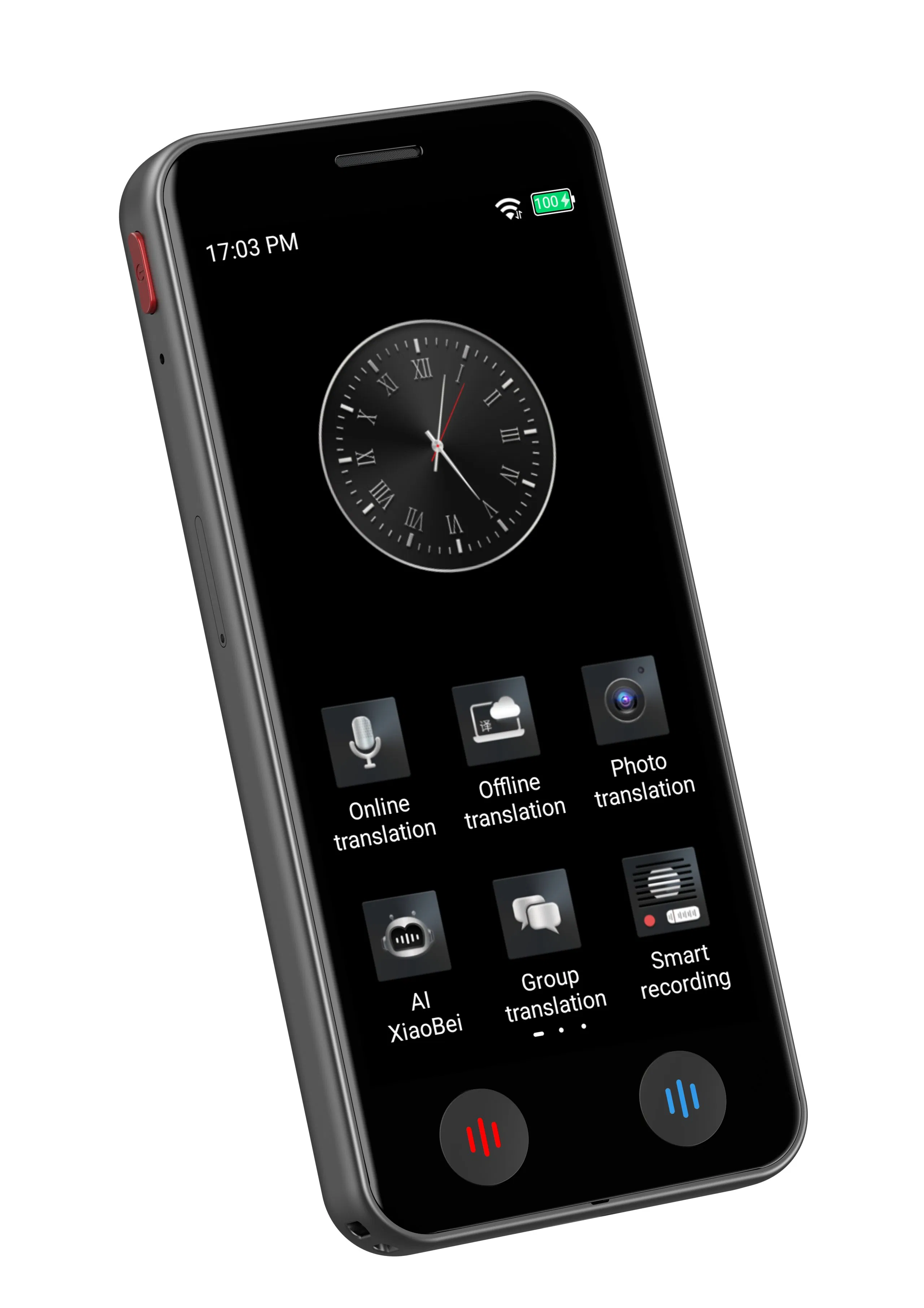 Portable A40lite Voice Translator Device with Real-Time Language Support