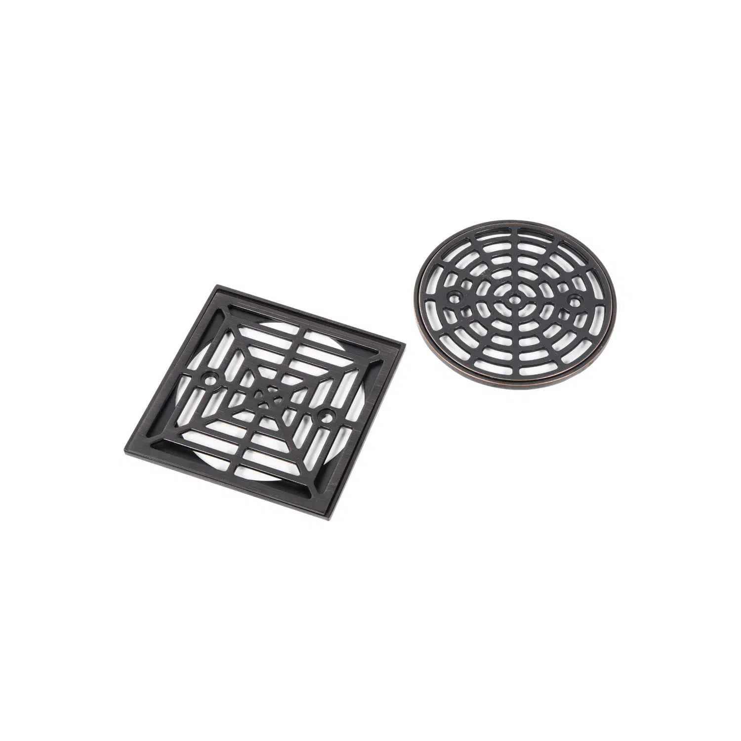 Квадратный душевой трап из цинкового сплава