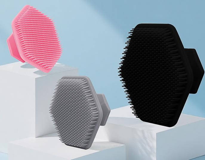 Hot Sale Silicone Face Brush Cleansing & Multi-Function Beard Brush