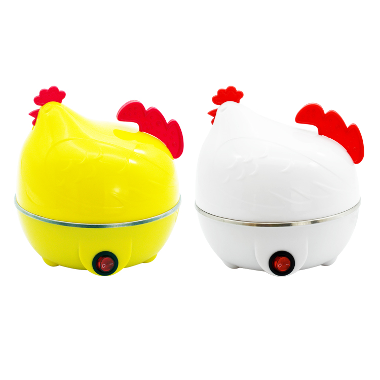 Hen Shaped Egg Poacher Multi-Functional Egg Poacher Home Egg Steamer Cooks Perfect Eggs Electric Egg Cooker Egg Boiler Egg Maker