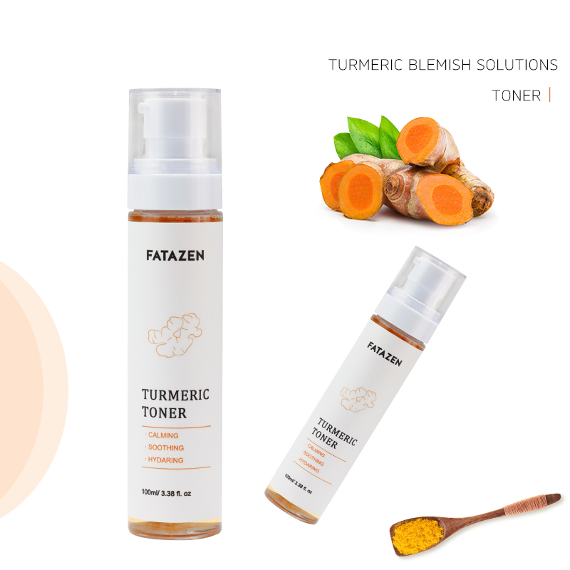 Acne Savior Natural Organic Deep Hydrating Pore Shrinking Turmeric Facial Toner spray