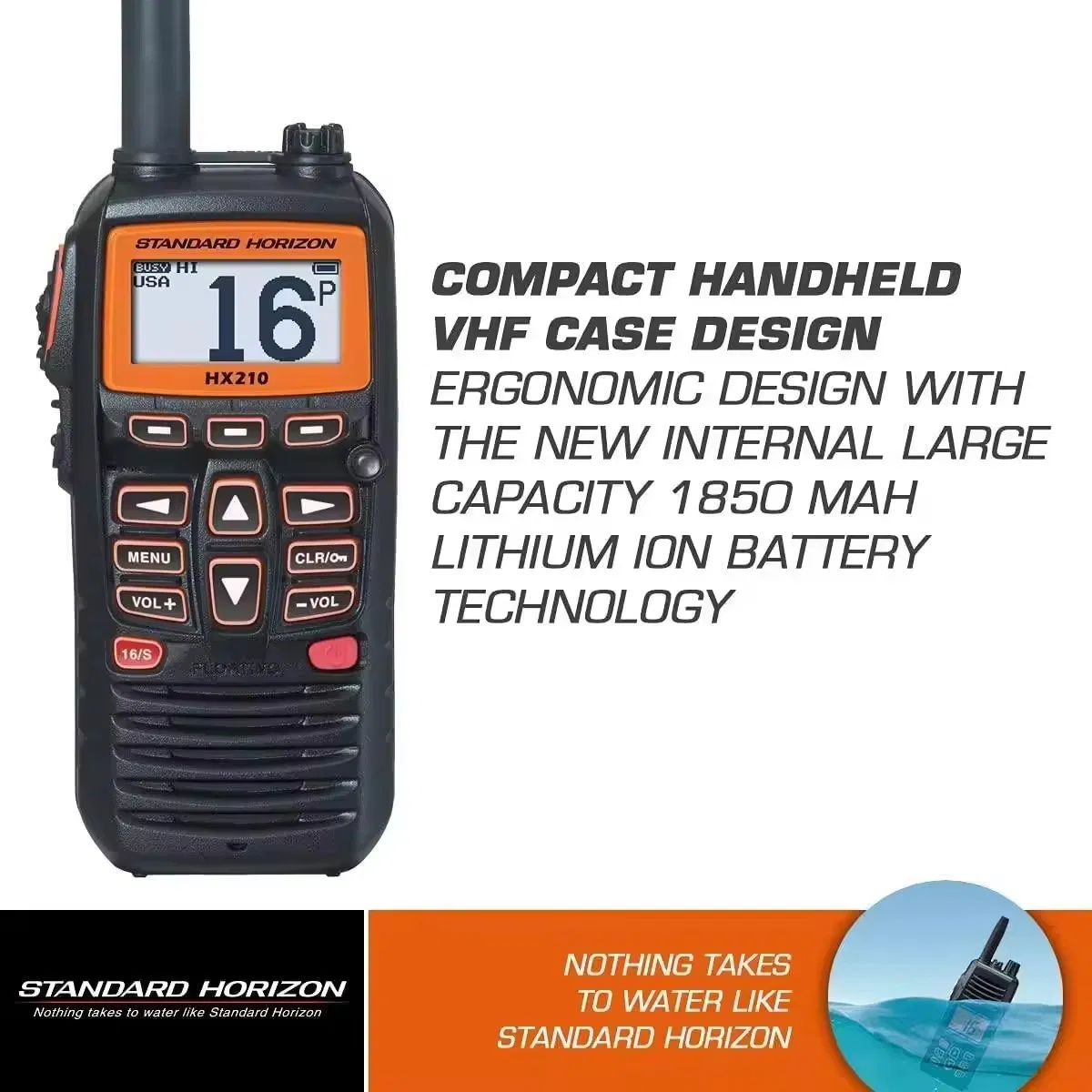 Портативная рация Standard Horizon HX210E 6W