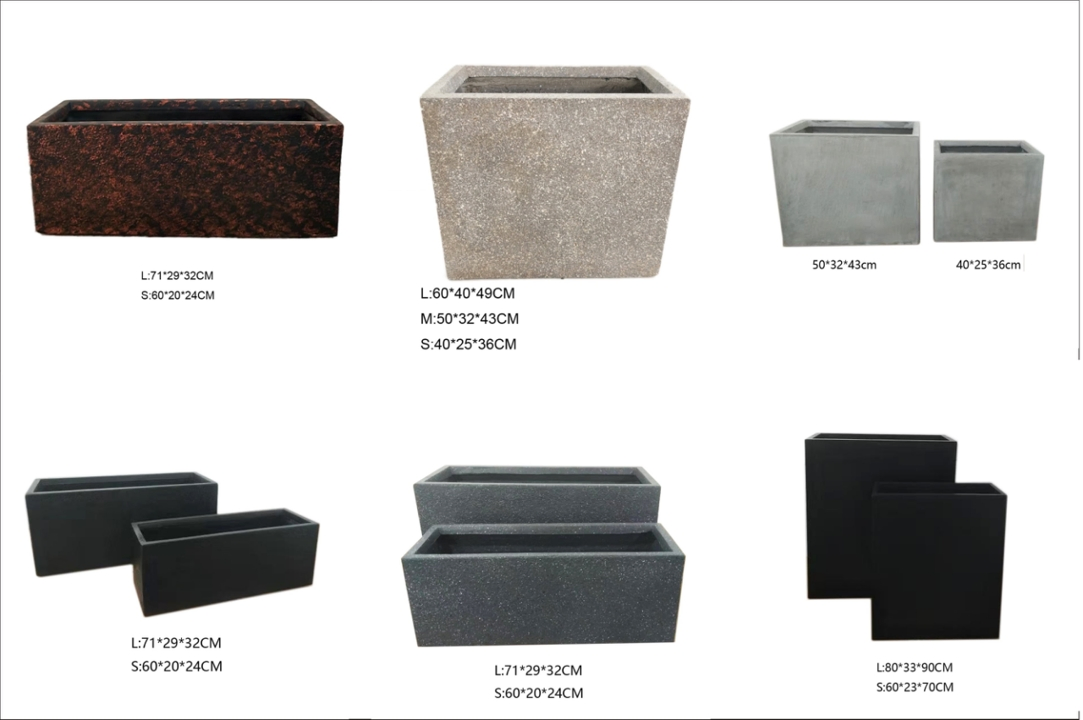 Набор кашпо для сада с индивидуальным дизайном