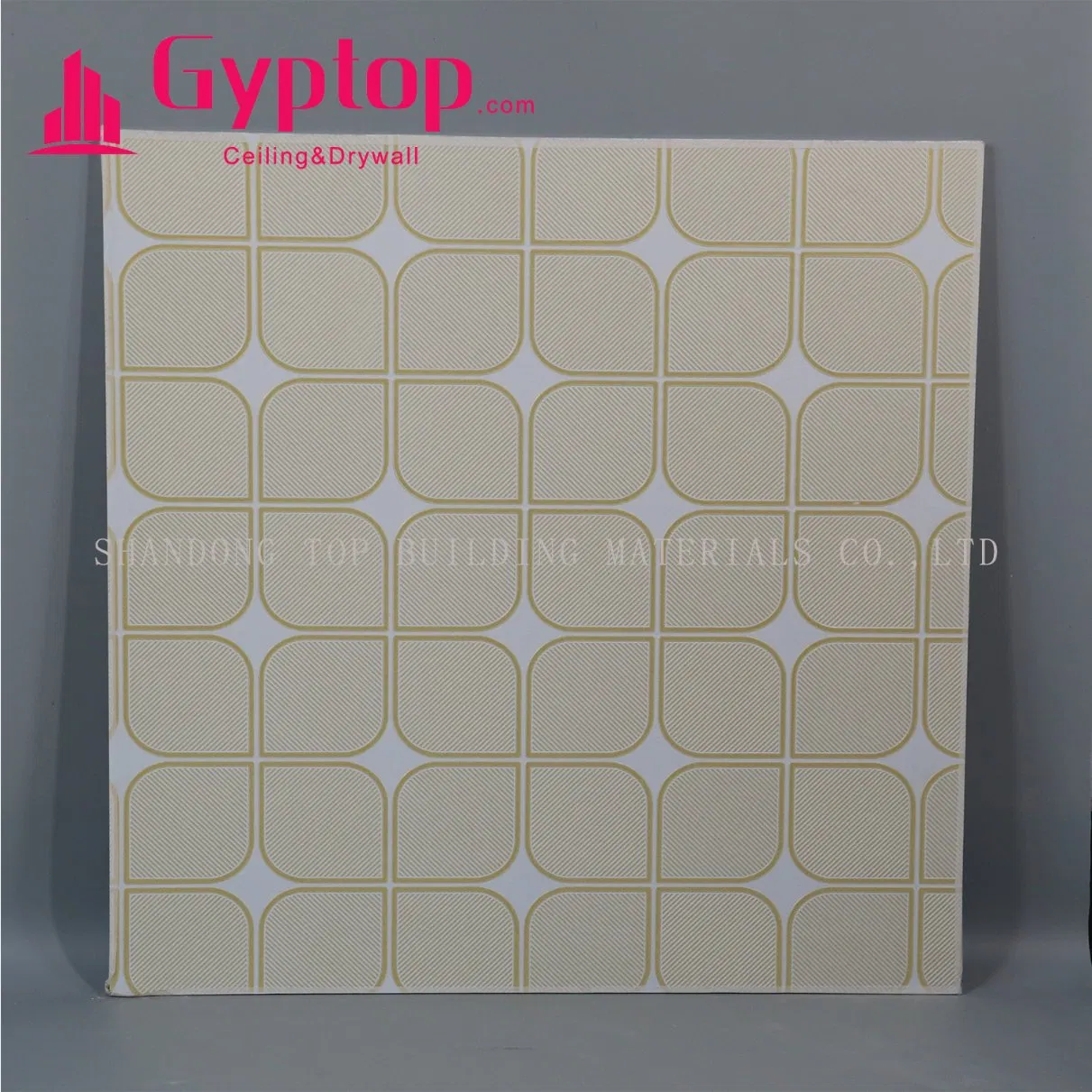 PVC Laminated Gypsum Ceiling Tile 600*600*9.5mm