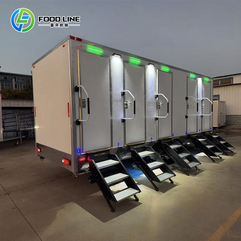 Trailer-Mounted Pollution-Free Portable Toilet