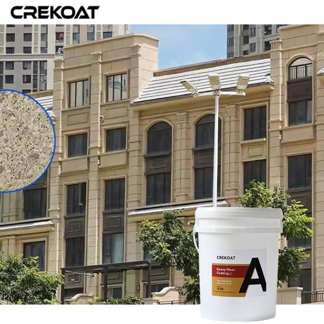 Exterior House Faux Natural Stone Paint Granite Gypsum Texture Water-Based Coating