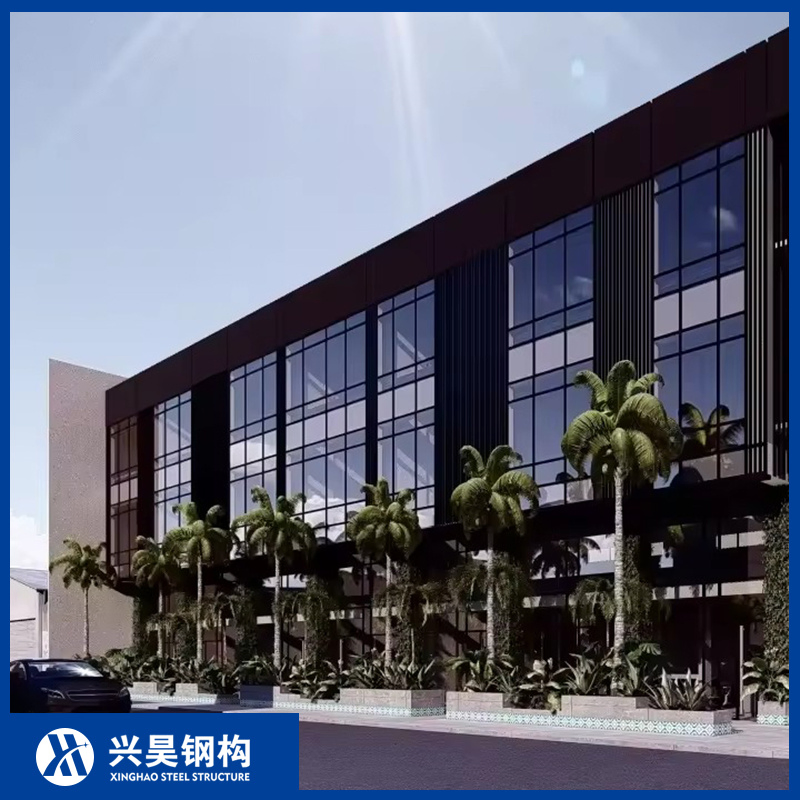 Hot Rolled H Beam Frame Load Optimized Prefab/Prefabricated Shop Steel Structure