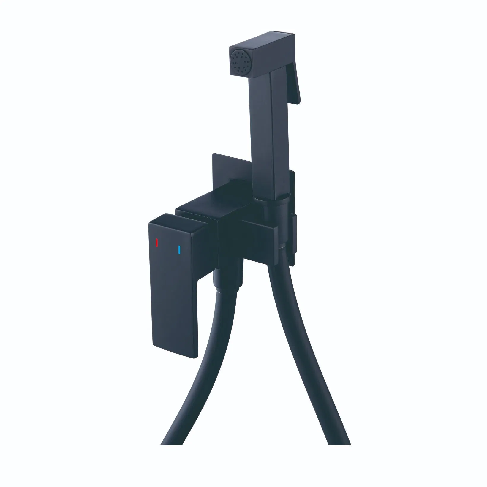 Brass Mixer Bathroom Sanitary Square Design Bidet Faucet3306306ab