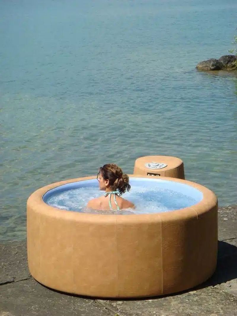 Airjet Inflatable Hot Tub SPA Inflatable SPA Bath Set for Party