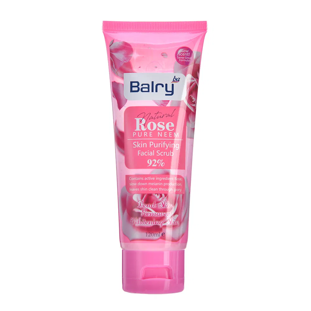 Balry Wholesale Rose Salicylic Acid Facial Exfoliator Purifying for Women Natural & Gentle Face Scrub