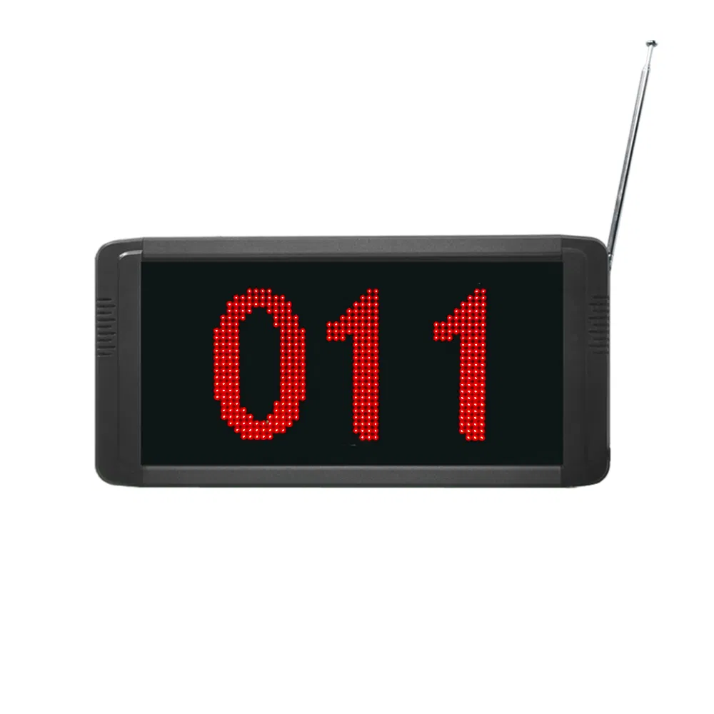 CE RoHS 3 Digits Display Queue Ticket Machine Show Next Number Counter Queue Number Screen Can Speak Spanish