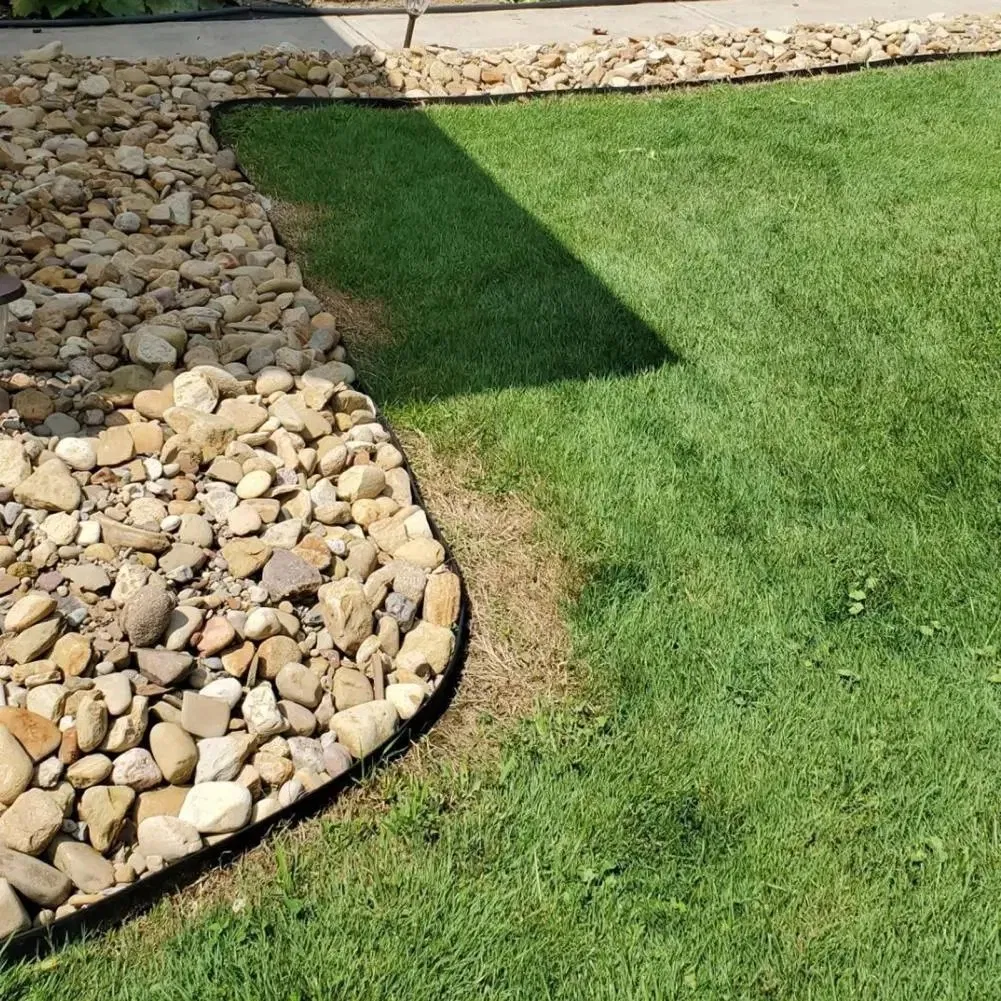 Delineated Areas Non-Breakable Grass Stone Barrier Landscape Edging Lawn Border Flowerbed Supply