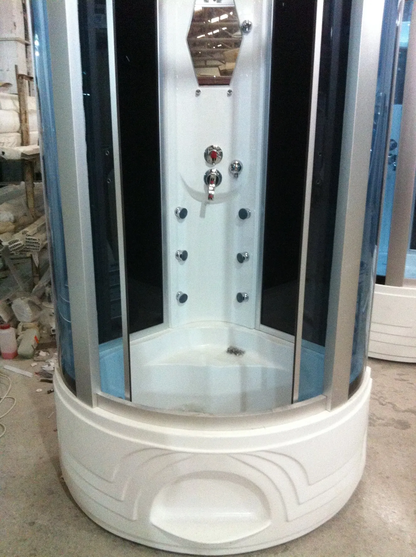 Hot Selling Corner with Tub Tempered Glass Steam Shower Room