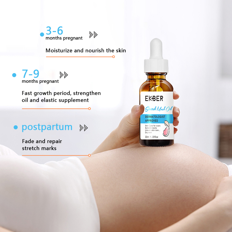 Private Label Natural Organic Fresh Extract Repairing Stretch Marks Skin Care Stretch Mark Oil