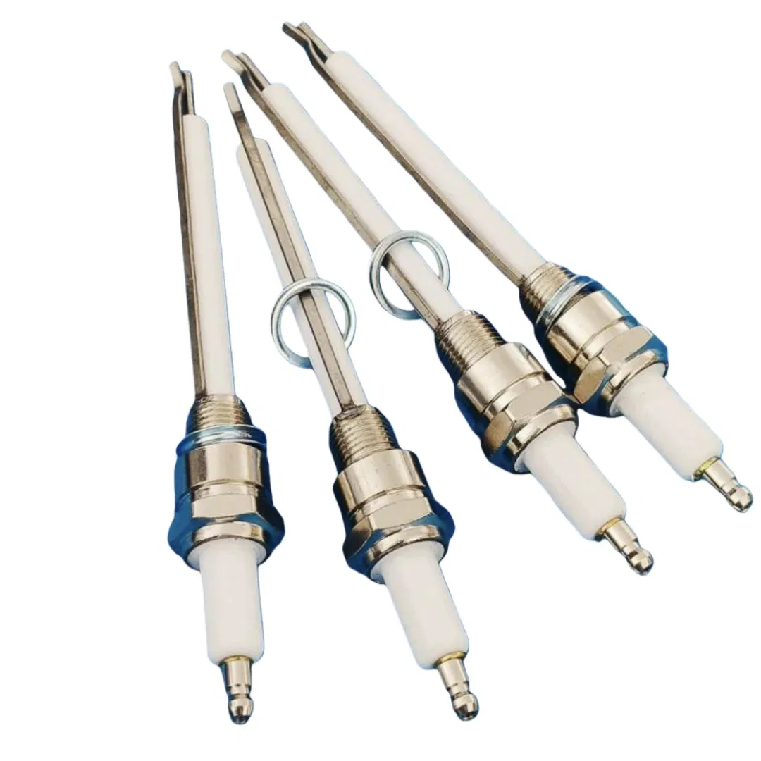Customized Fuel Gas Burner Alumina Ceramic Insulator Ignition Electrode Rod