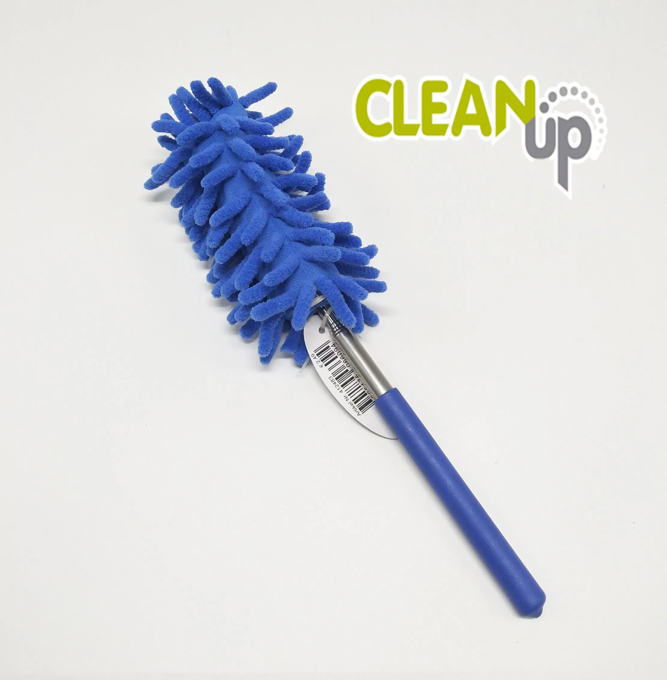 Home Cleaning Mini Chenille Duster with Stainless Steel Handle Microfiber Duster for Cleaning, Clean up Hand Washable Dusters