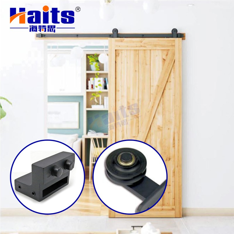 T Shape Sliding Barn Door Accessories Powder Coatings with Soft Close