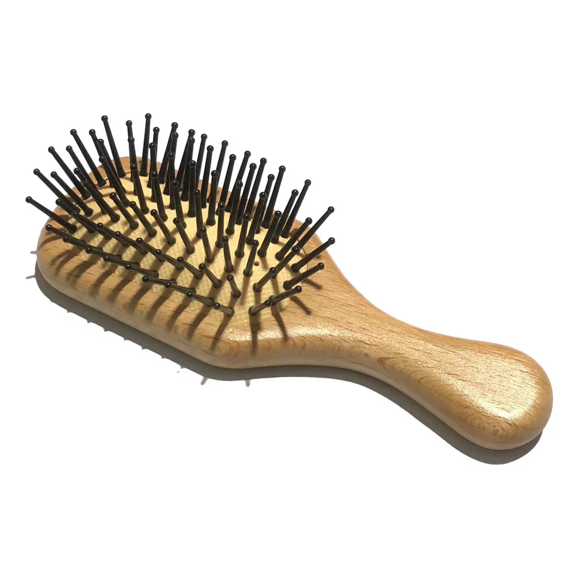 OEM Mini Travel Bamboo Wooden Healthy Comb Air Cushion Airbag Hairdressing Comb Hotel Household Comb Gift Item