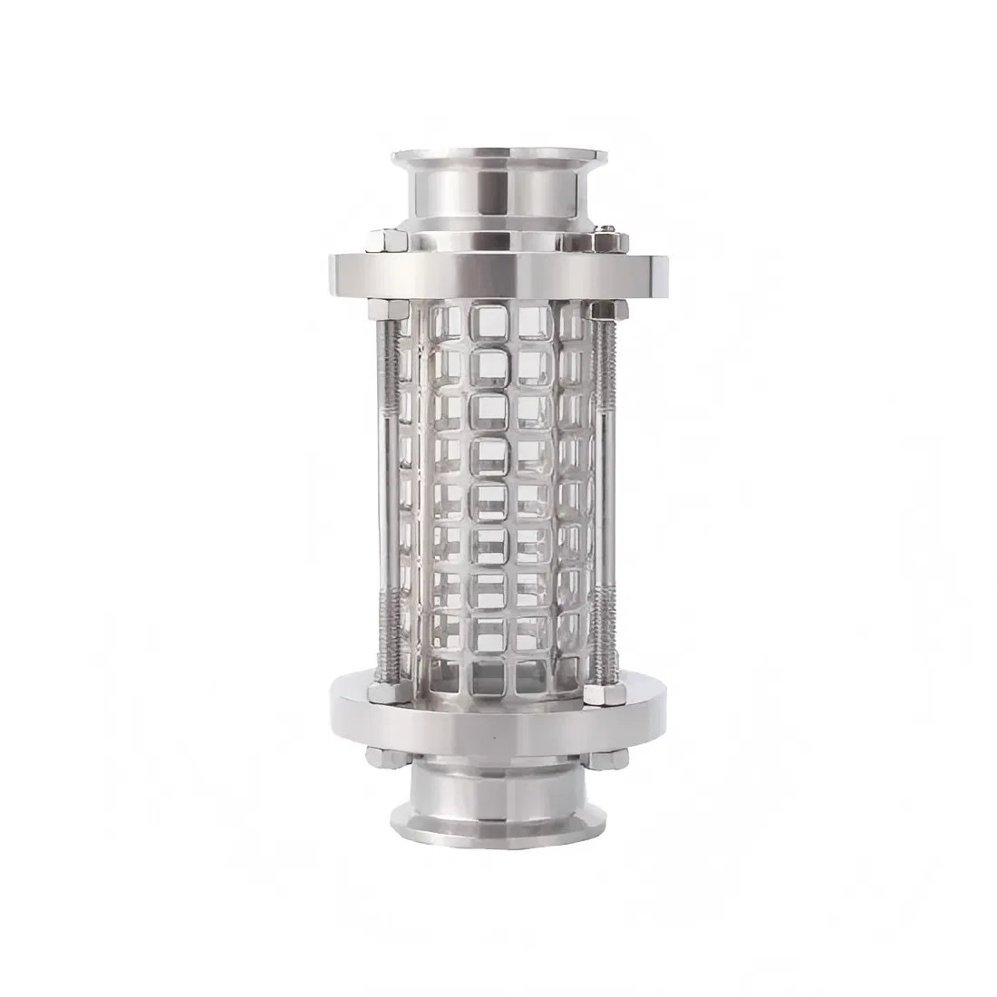 Sanitary Tubular/ Inline Stainless Steel Round Sight Glass with Glass Tube