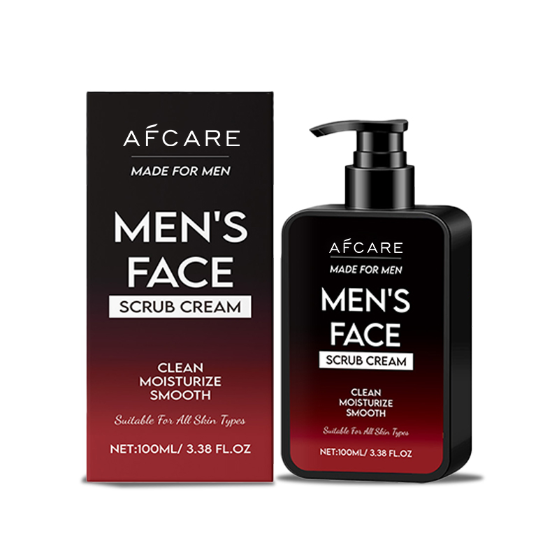 Custom Oil-Control Men Facial Scrub with Green Tea and Jojoba Oil