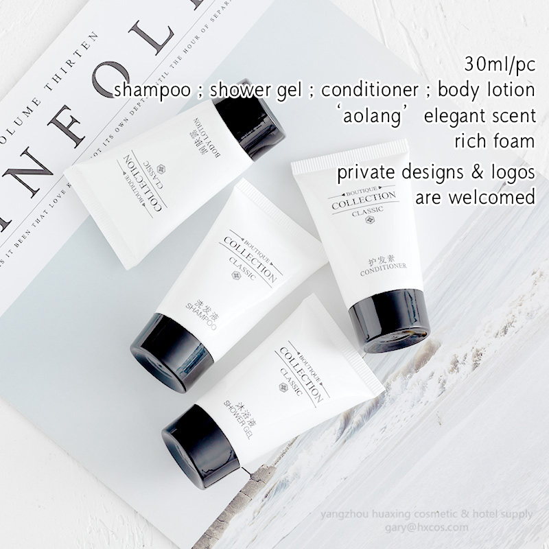 Hotel Shampoo and Shower Gel with Eco-Conscious Ingredients