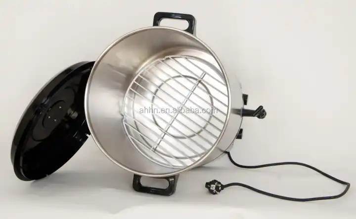 9L Stainless Steel Soup Cooker Hot Drink Warmer with Adjustable Heating System