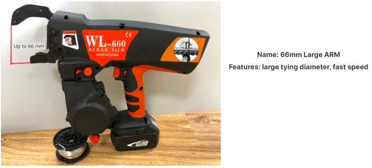 Wl-660 Twintier Rebar Tier Rebar Binder Tying Machine
