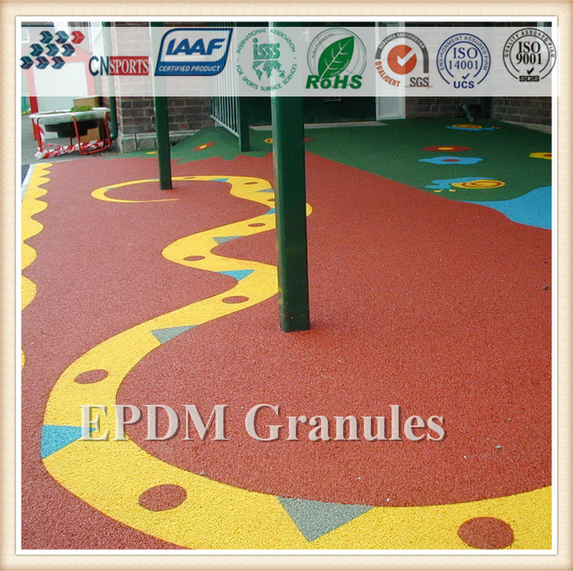 EPDM Granules Rubber Gym Flooring From 10+ Years Factory