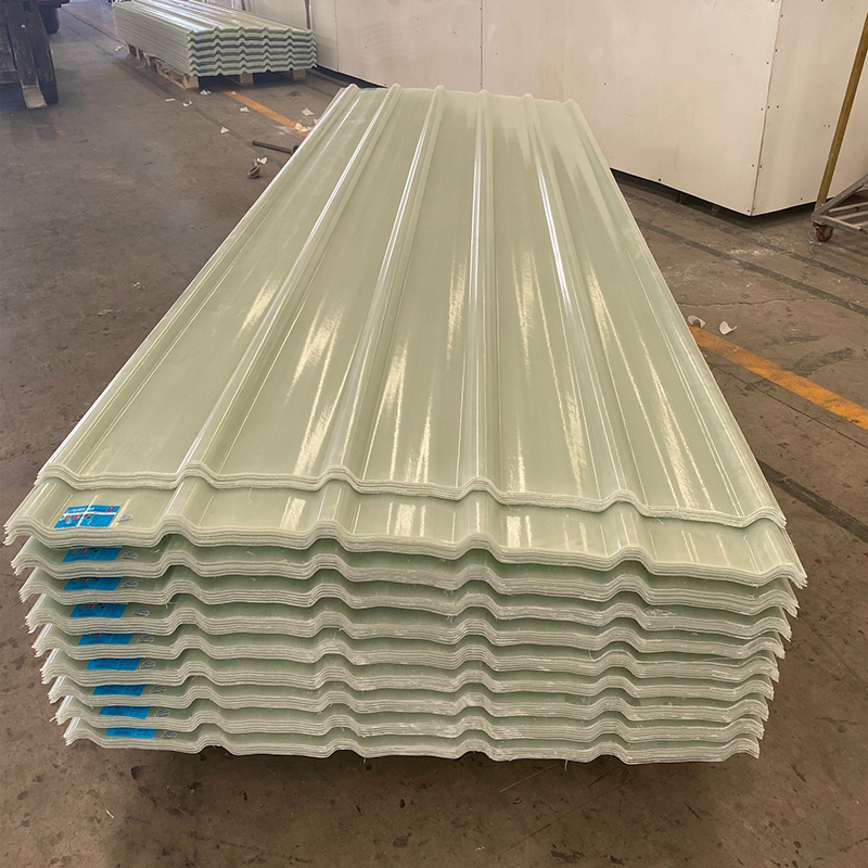 Corrugated Fiberglass Roofing Panels FRP Skylight and Sidelight Panel