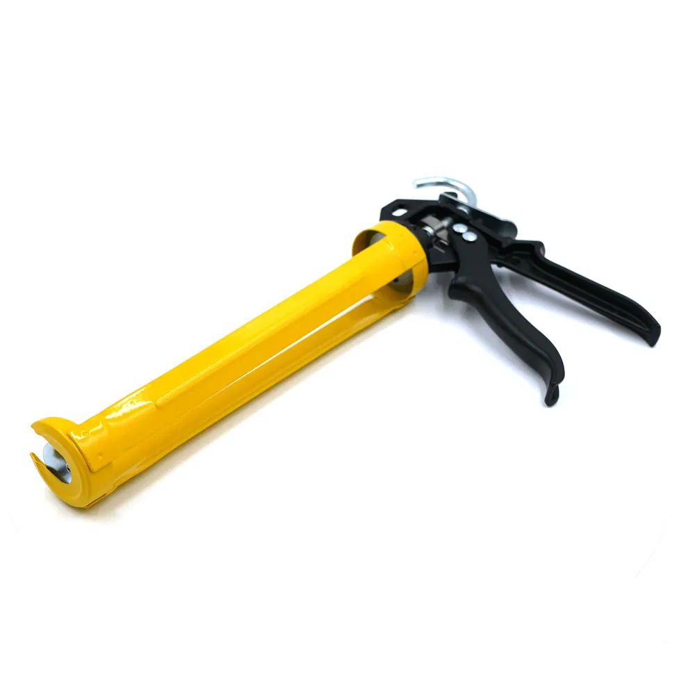 High Ratio 26: 1 Drip-Less 400ml Rotating Cradle Steel Skeleton Frame Caulking Gun