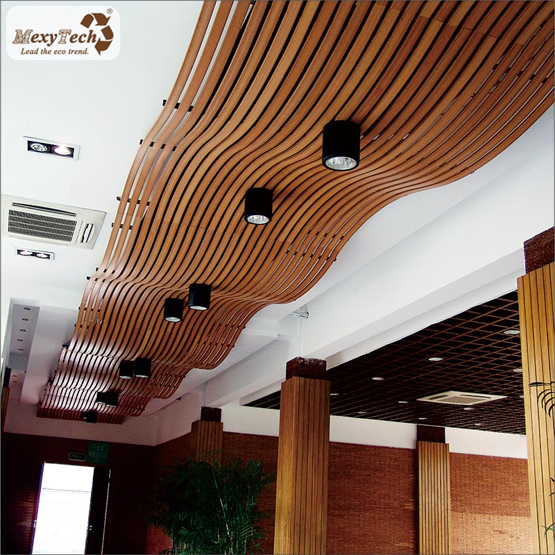 Indoor Decoration Easy Installation Fireproof PVC Ceiling Panels