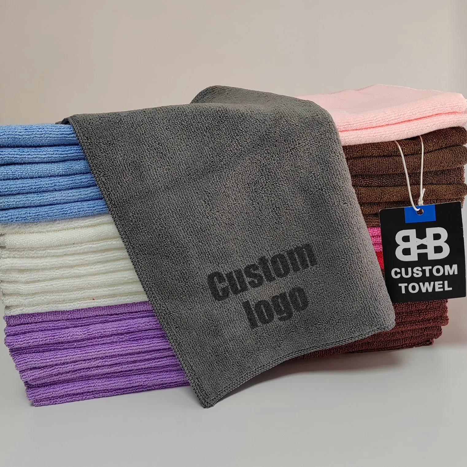 Water Absorption Microfiber Kitchen Cleaning Cloth for Car