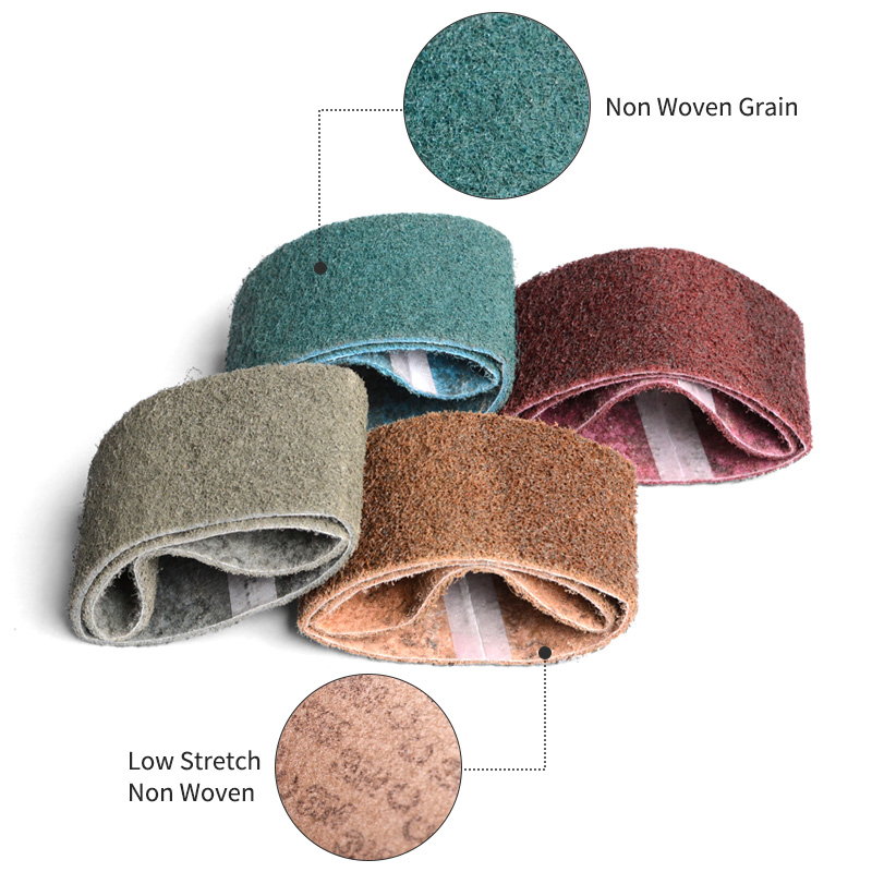 Низкорастяжимые бесшовные абразивные ленты для полировки