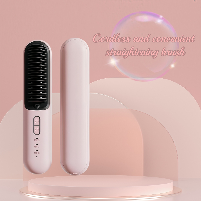 20 Minutes Automatic Power-off Professional Cordless Hair Straightening Comb