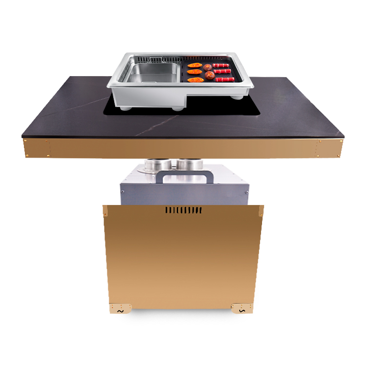 Стол для барбекю бездымный гриль ресторан столовая