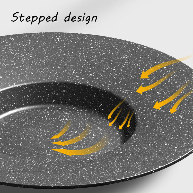 Wholesale Indoor Cooking Pan Enamel Frying Pan Double Ears Grill Pan