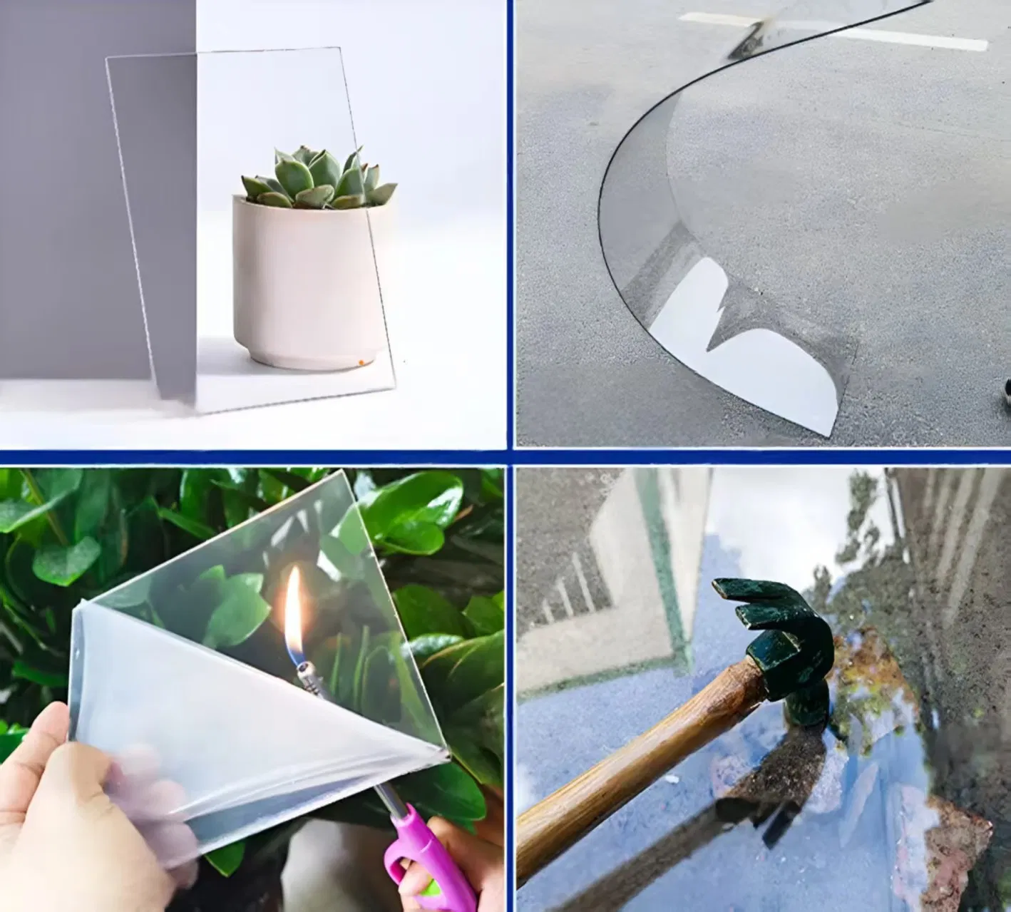 Versatile Fireproof Polycarbonate Panels for Industrial and Home Use