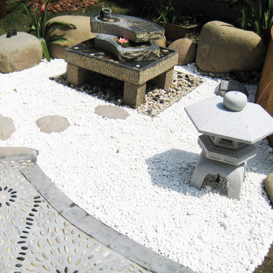 Cobble for Garden Decoration and Landscaping Snow White Pebble Natural Stone
