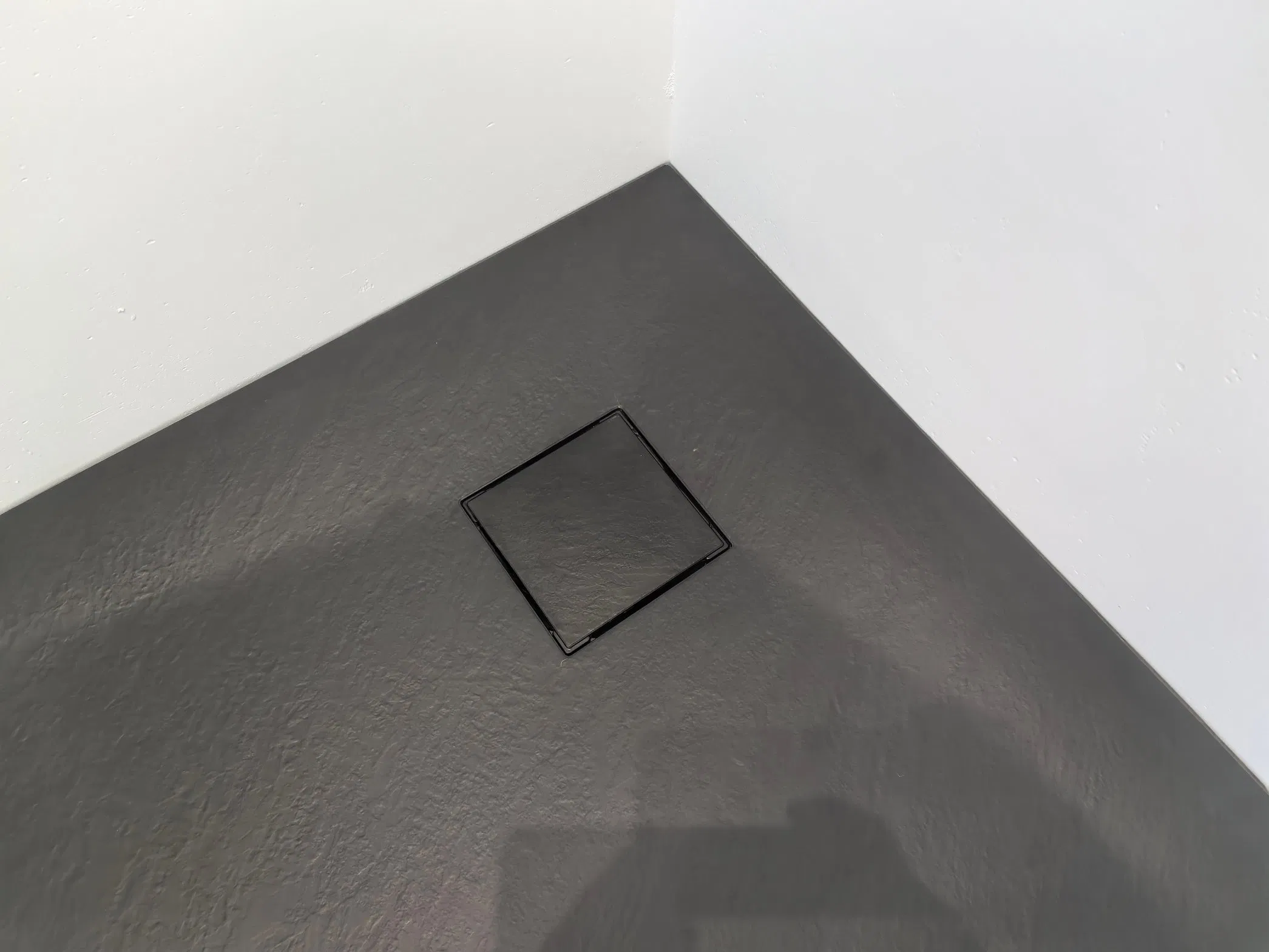 Stone Texture Round SMC Shower Base Tray 80*80